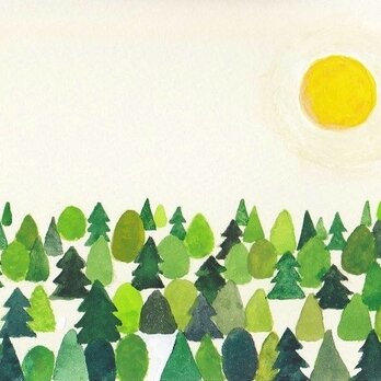 月の森　ポストカード2枚組