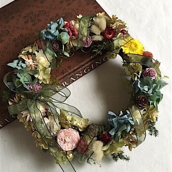 Country Flower Season Wreathの画像