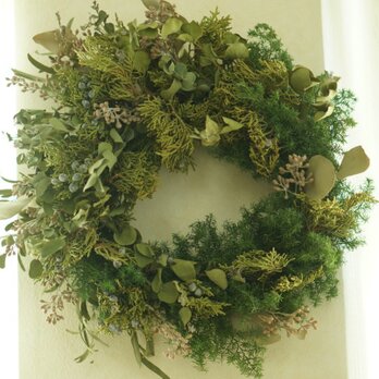 green　wreath(large）の画像