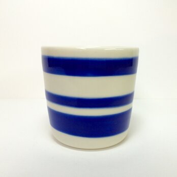 Cup/M(Border pattern-blue)の画像