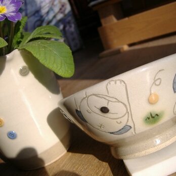 niku・Qパグご飯茶碗の画像