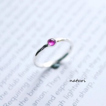 【tronc】sv925 pink sapphire ring (order)の画像