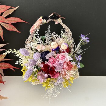 プレゼント♡フラワー壁掛け飾り