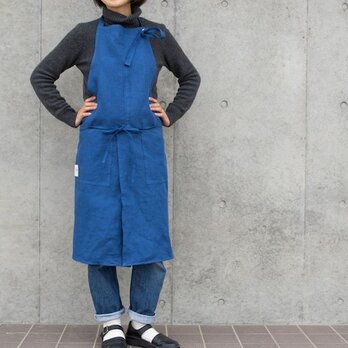 Bakery Apron - LINEN（青）
