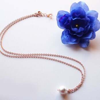 コットンパール ネックレス Sweet White Cotton Pearl necklace N0009の画像