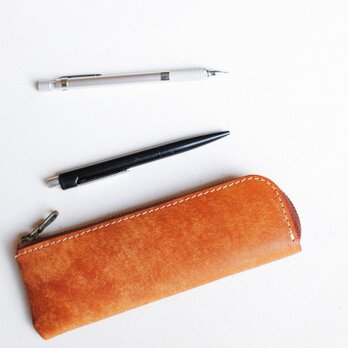 【受注生産】ペンケース（キャメル）