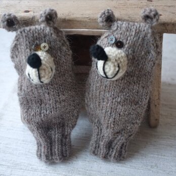 ☆再販☆クマミトン：ライトブラウン