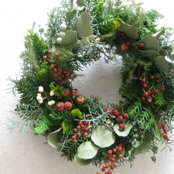 御予約品happy christmas wreath(small)の画像