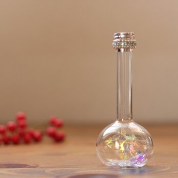 Flask（雪の小瓶）万華鏡 水色の画像