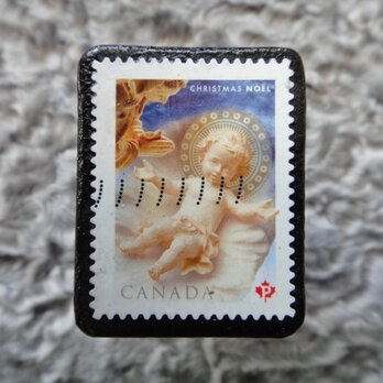 カナダ　切手ブローチ 603の画像
