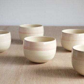 白土桃化粧丸鉢カップ