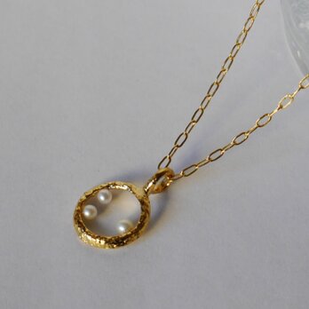 Bubble necklace(K18GP)の画像