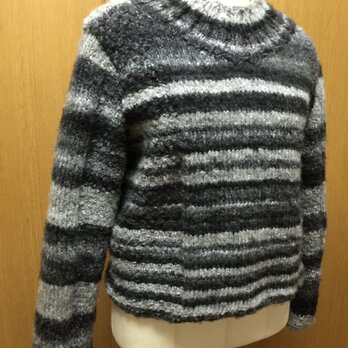段染め暖暖ふわふわ300gの軽いセーターの画像
