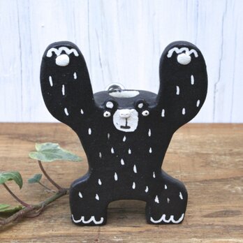 クマがでたぞー花器