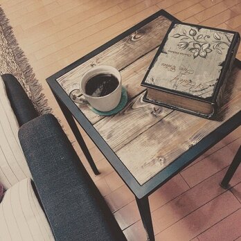 コーヒーテーブル・サイドテーブル【アイアンサイドテーブル/Iron Side table】の画像