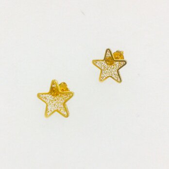 星型ピアス＊goldの画像