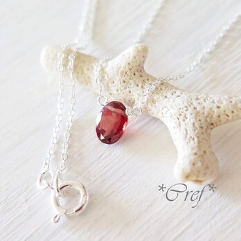 *Birth Stone*Garnet necklaceの画像