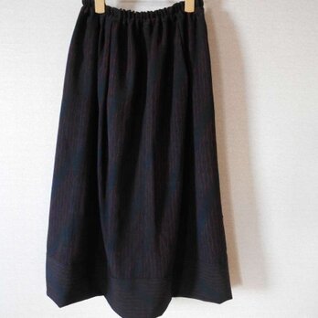 アンティークな立湧模様羽織りのリメイクスカートの画像