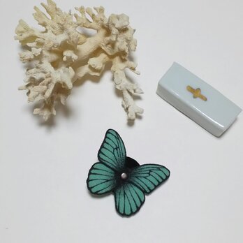 蝶のクリップ（小）の画像