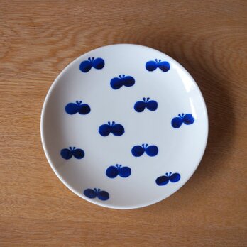 butterfly plate ( blue )の画像
