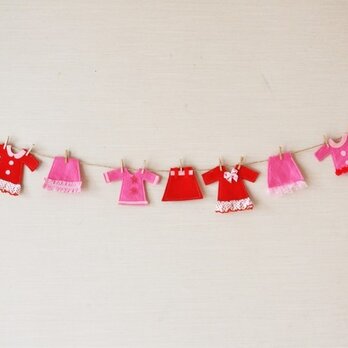 天気がイイから洗濯しちゃいました★女の子のお洋服♪