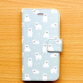 iphone6ケース手帳型☆子クマ柄