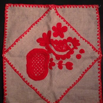 リネン刺繍布 2の画像