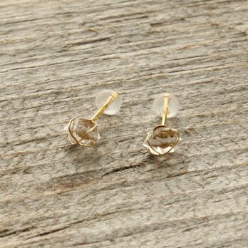 Herkimer Diamond Stud Pierce 14KGFの画像