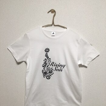 【Rising sun】Rocky's オリジナルTシャツ ホワイトの画像