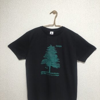 【Big tree】Rocky's オリジナルTシャツ  ブラックの画像