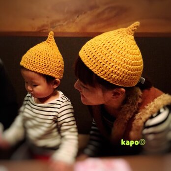 毛糸のどんぐり帽子《大人普通サイズ》