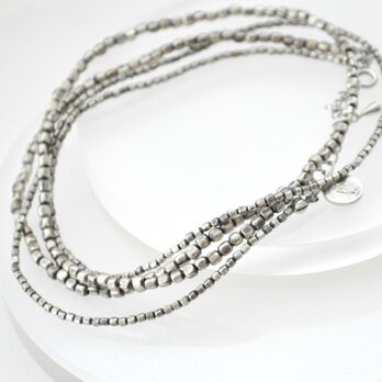 2Way Oxidized Silver Necklaceの画像