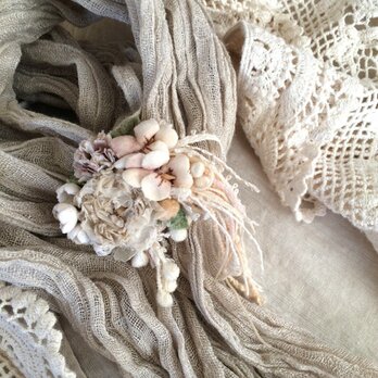 コサージュ　ミニ薔薇・すみれ・すずらん