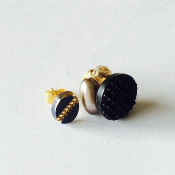 *vintage cabochon pierce np301*の画像