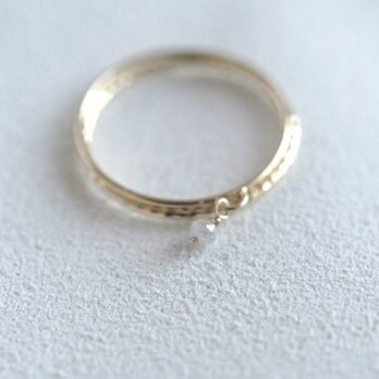 Layering ring Natural diamond K10