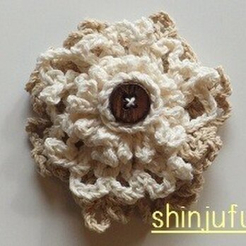 【Sold】お花畑のコサージュ01