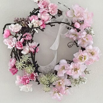桜リースの画像