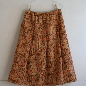 ウール　エジプトのゴムスカート　Ｍサイズの画像