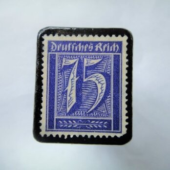 ドイツ　1921年　切手ブローチ801の画像