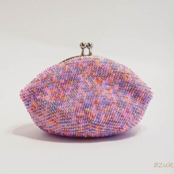 ビーズ編みがま口【ピンク！pink！】