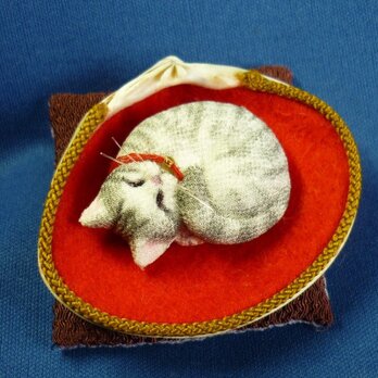 アンモニャイト サバ白猫ちゃん　　中上様オーダー品の画像