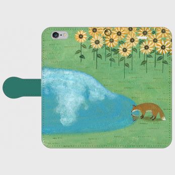 手帳型スマホケース「オアシス」（受注生産）