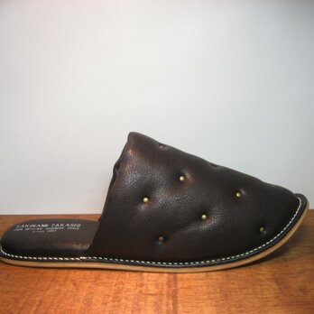 Sofa Slippers STUDS BLACK　sizeSの画像