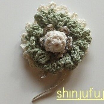 【Sold】お花畑のコサージュ04の画像