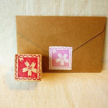 桜の切手風　封印の画像