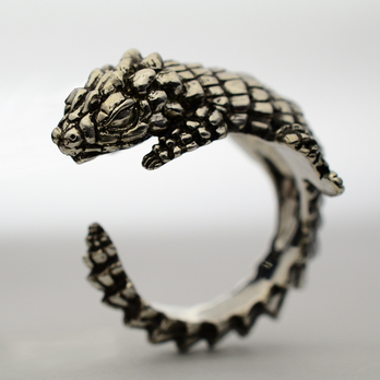 アルマジロトカゲリング