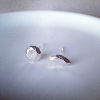 silver stone pierce ラウンド&マーキス