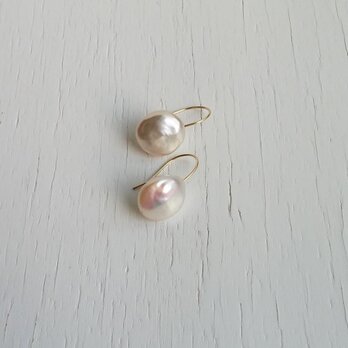 063-p/ivory white: ピアス
