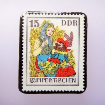 ドイツ　童話切手ブローチ909の画像