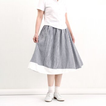 リバーシブルスカート(紺色)#85